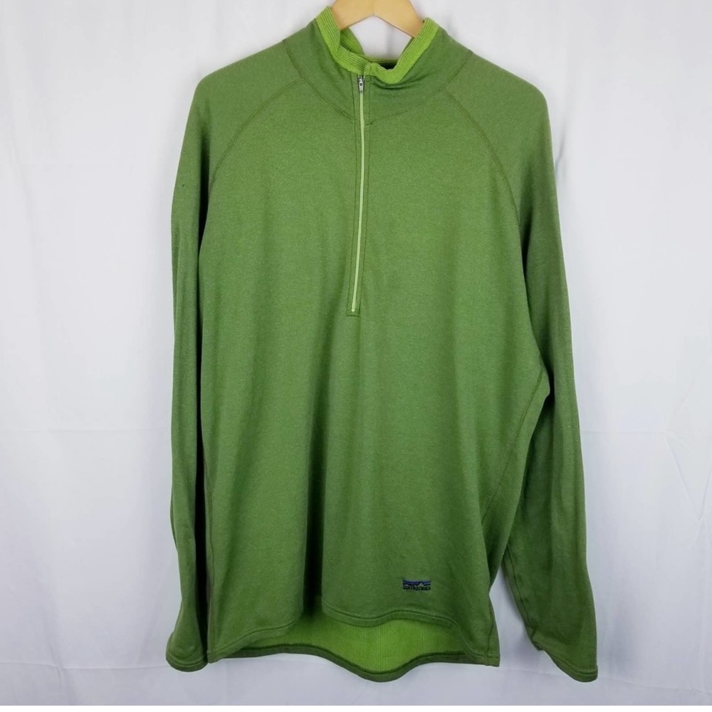 Patagonia Men's 1/2 Zip R.5 Top Green Long Sleeve Pullover Polartec 41600 Size L
